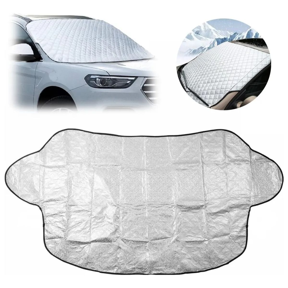 GENERICO - Cubre Parabrisas Sombrilla Auto Quitasol Proteccion