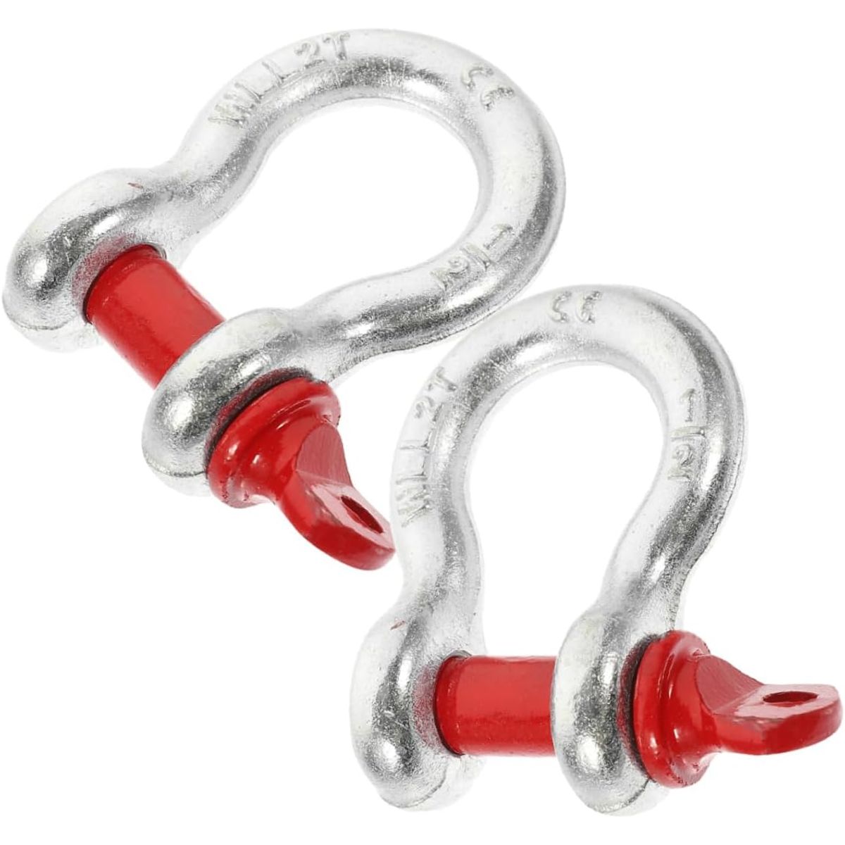 KUANGYE - Grillete De Acero Forjado 1/2'' 2 Pcs Carga 1810kg