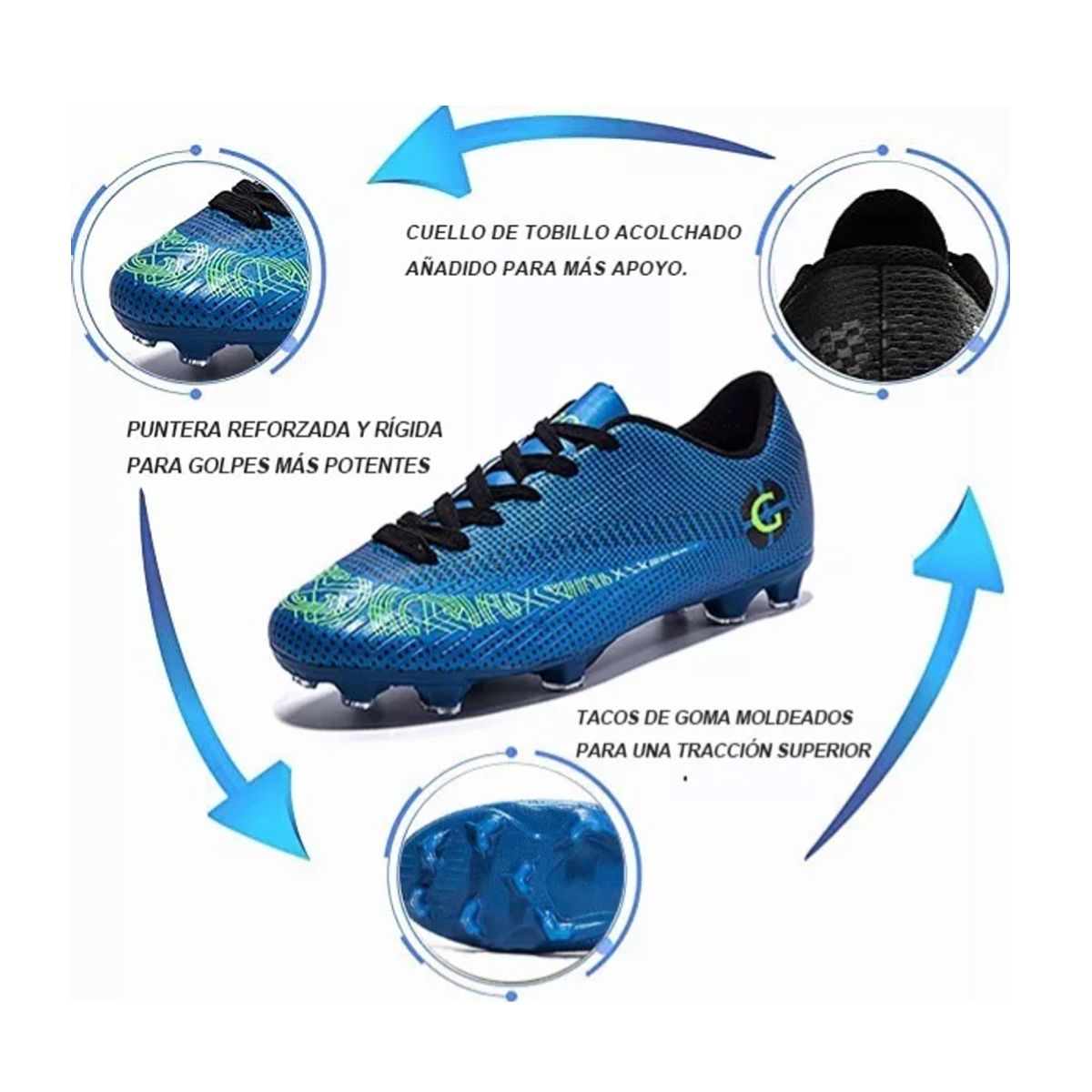 EDWINAYY - Zapatos Deportivos Al Aire Libre Zapatos De Fútbol Avanzados