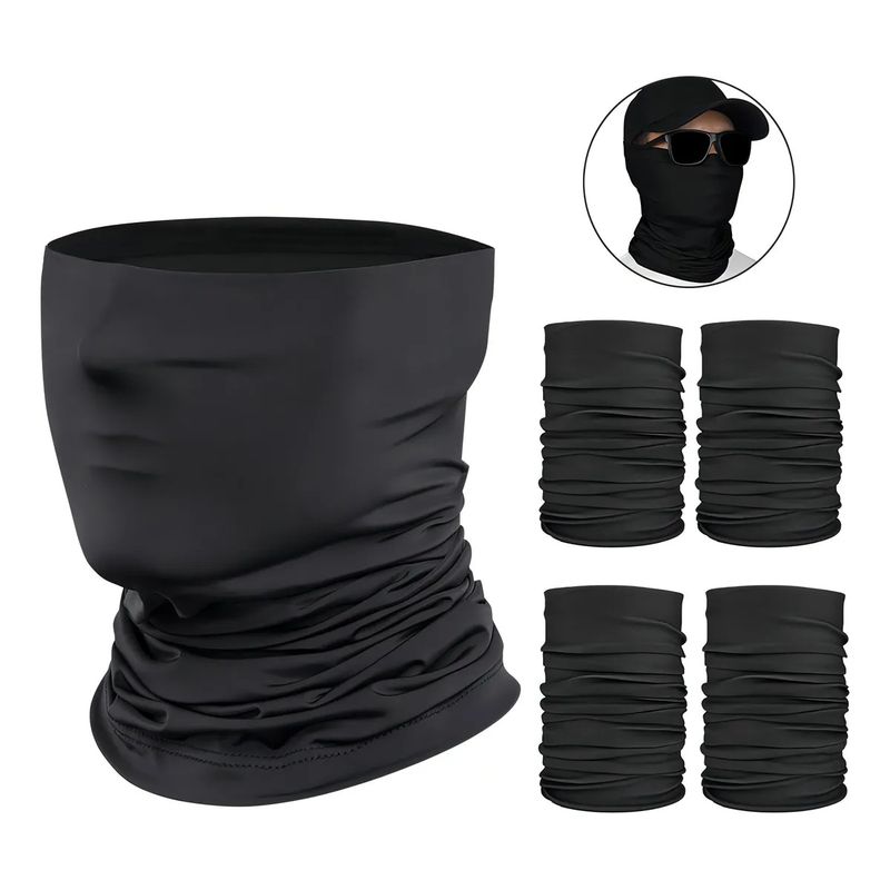KUANGYE - 30 Pack Bandana Mascara Tubular Pañuelo Cacería, Moto, Pesca