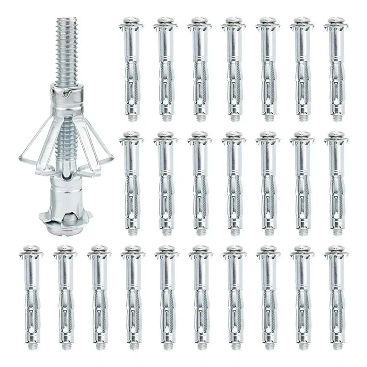 GENERICO - Anclaje Para Pared Hueca Volcanita 8 Mm (4x47mm) 25 Unids