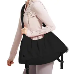 TIOZONEY - Bolsa Gran Capacidad Para Viajes Hombres Y Mujeres, Deportes - Negro