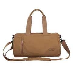 TIOZONEY - Bolsa Gran Capacidad Para Viajes Hombres Y Mujeres, Deportes - Marrón