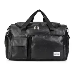 TIOZONEY - Bolsa Gran Capacidad Para Viajes Hombres Y Mujeres, Deportes - Negro