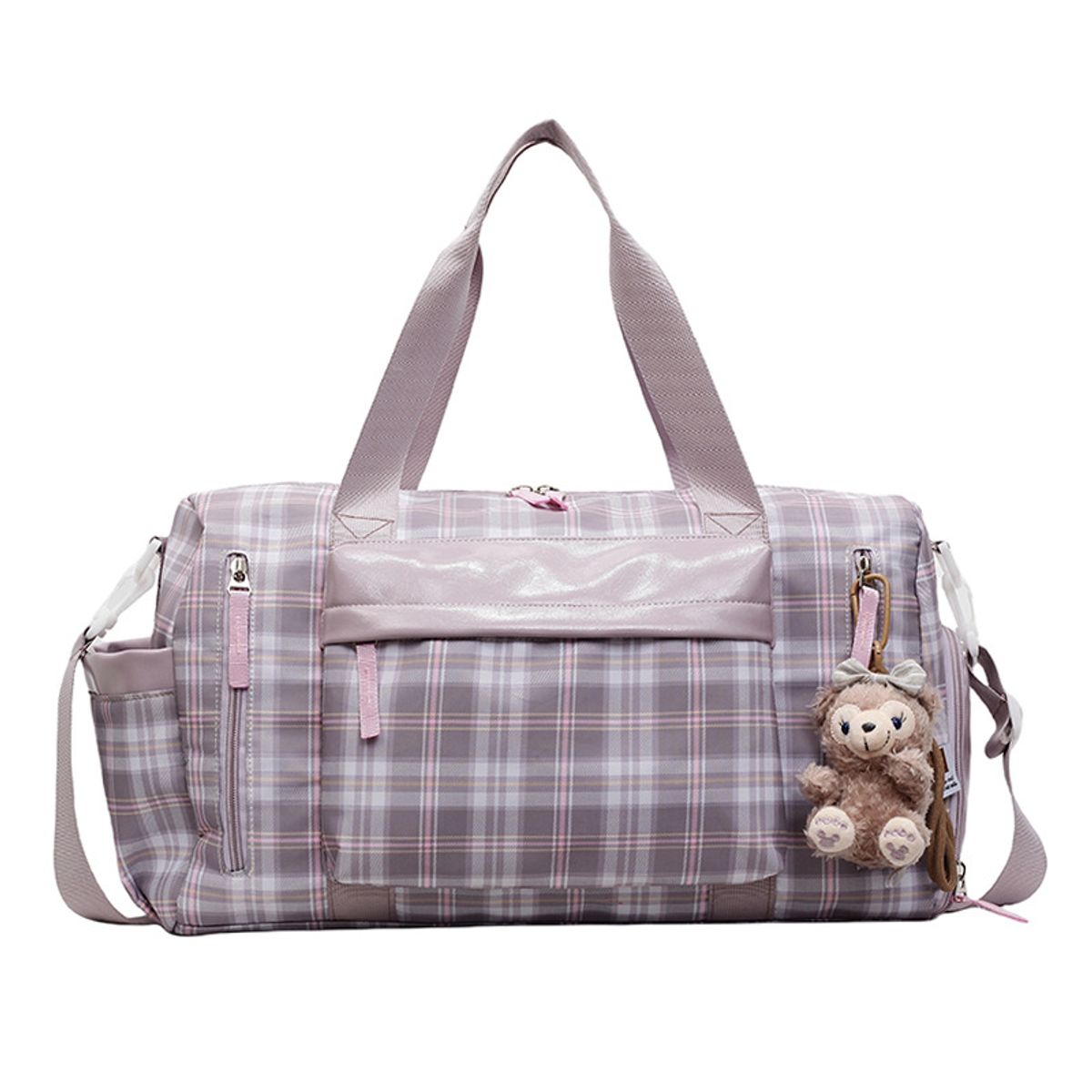 TIOZONEY - Bolsa Gran Capacidad Para Viajes Hombres Y Mujeres, Deportes - Rosado