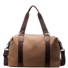 TIOZONEY - Bolsa Gran Capacidad Para Viajes Hombres Y Mujeres, Deportes - Marrón