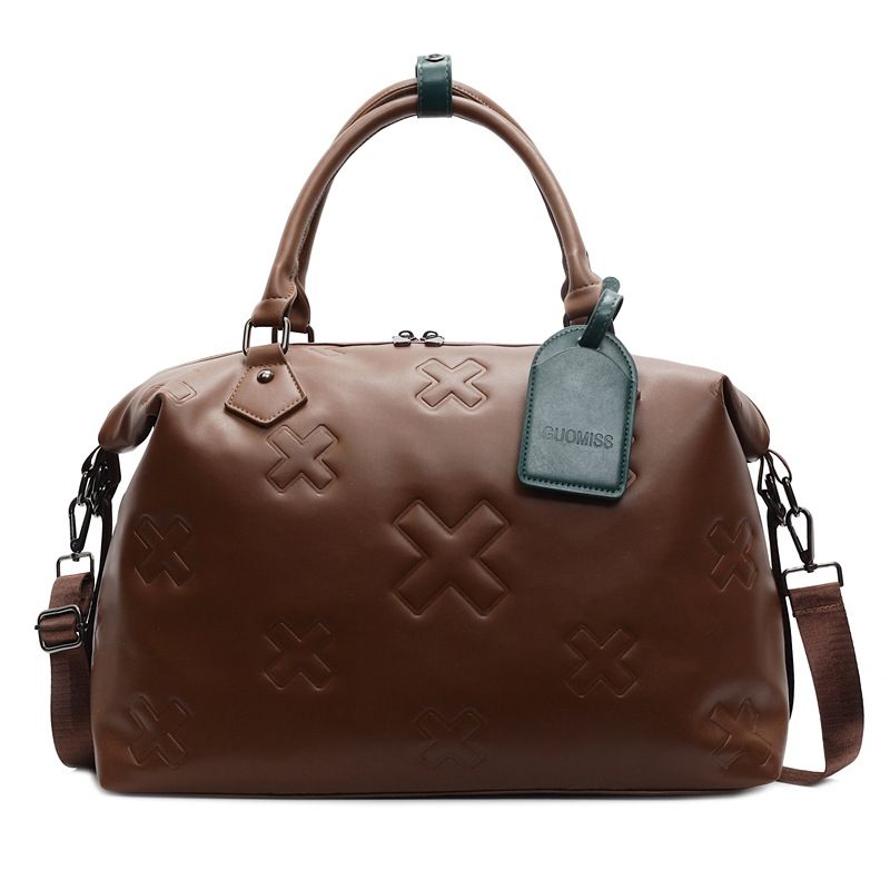 TIOZONEY - Bolsa Gran Capacidad Para Viajes Hombres Y Mujeres, Deportes - Marrón