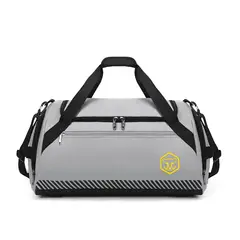 TIOZONEY - Bolsa Gran Capacidad Para Viajes Hombres Y Mujeres, Deportes - Gris