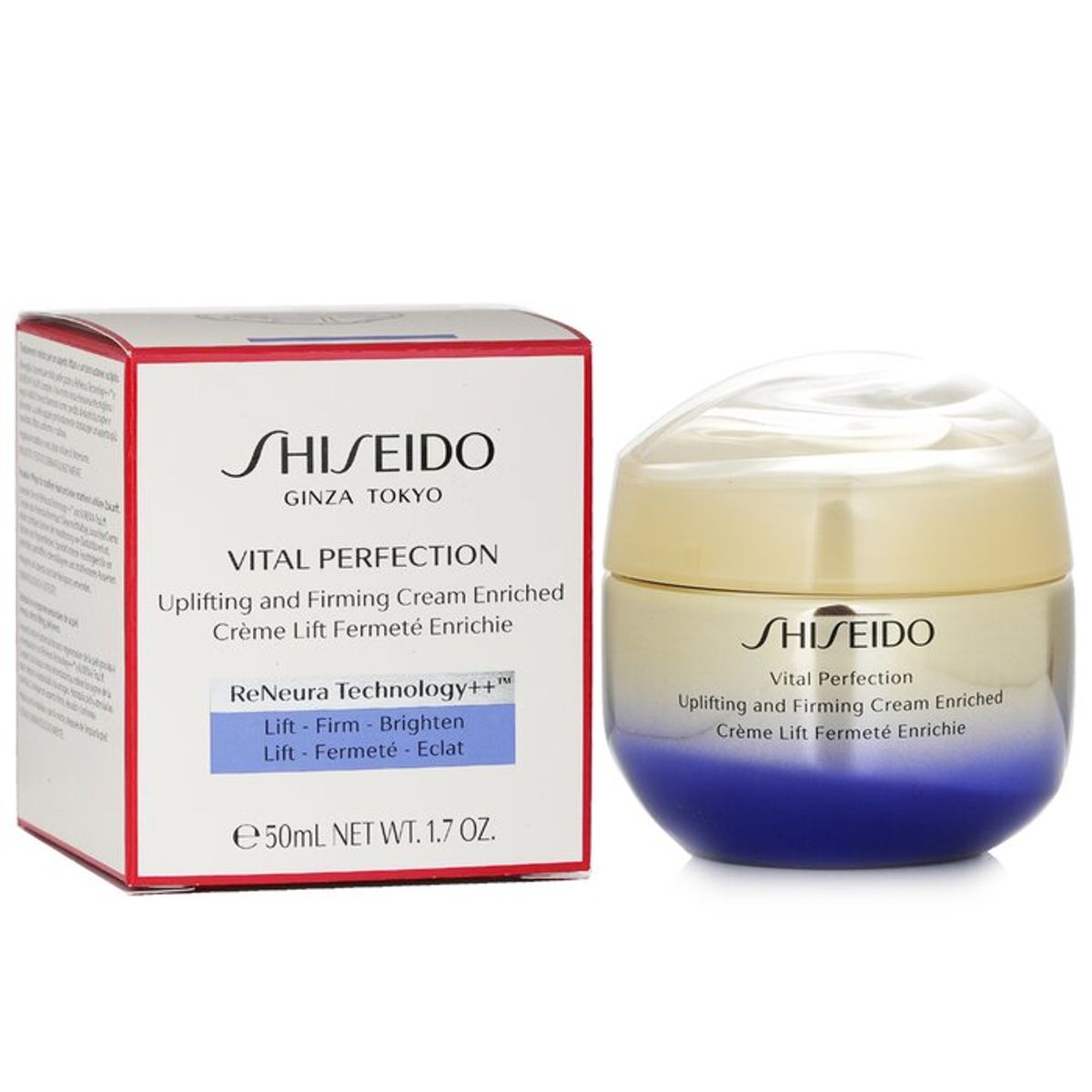 SHISEIDO - Crema Facial Enriquecida Reafirmante Antiedad 50 Ml Shiseido