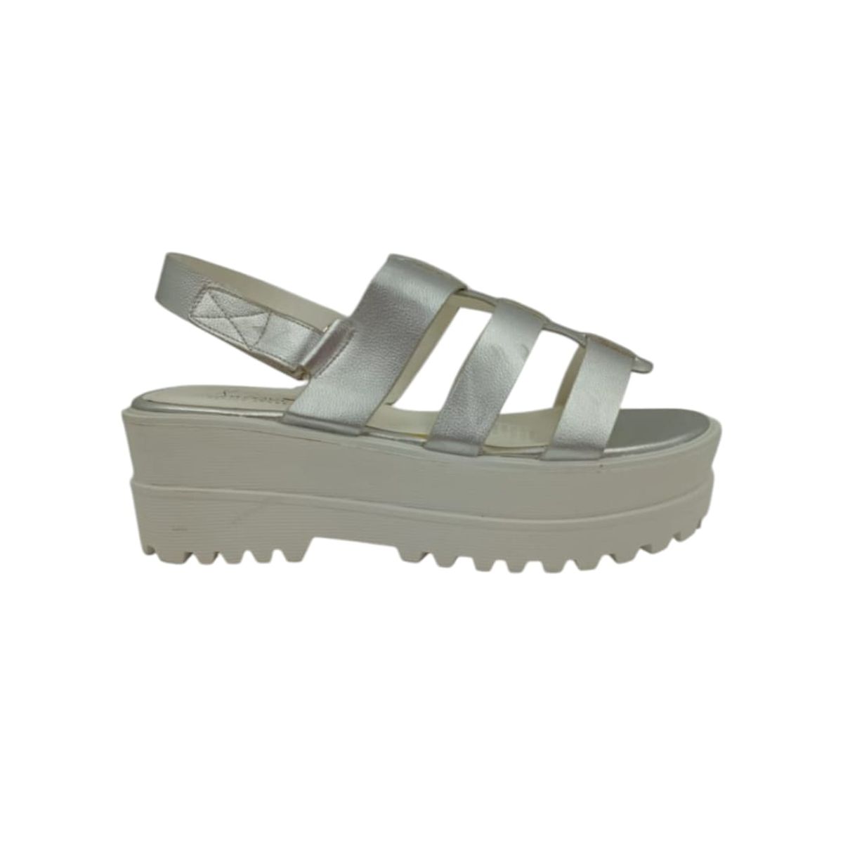 HERIEL - Sandalia Silver Plataforma