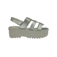 HERIEL - Sandalia Silver Plataforma