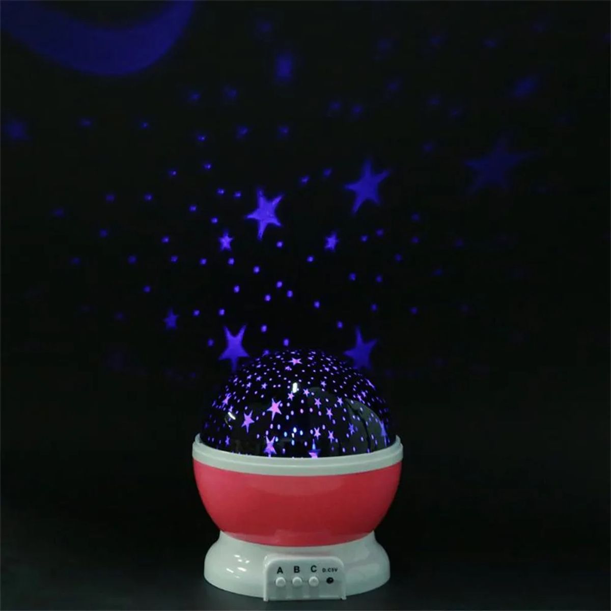 GENERICO - Proyector espantacuco de Cielo Estrellado luz LED  Rosado