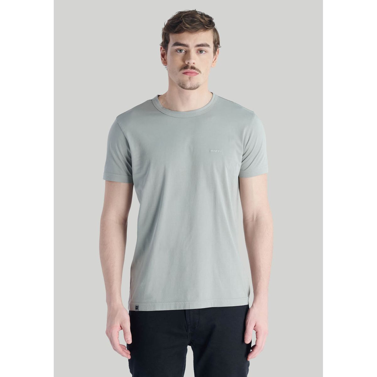 NIMTU - Polera Nova Casual Gris Nimtu
