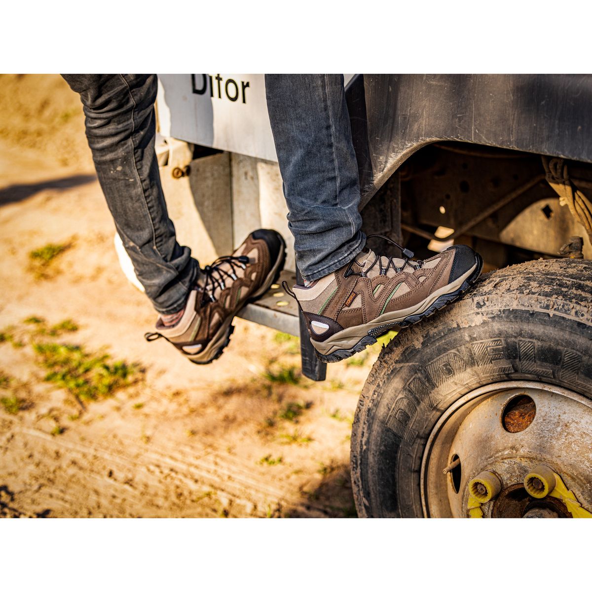 NORSEG - Zapato de Seguridad New Ontario Taupe Hombre NORSEG