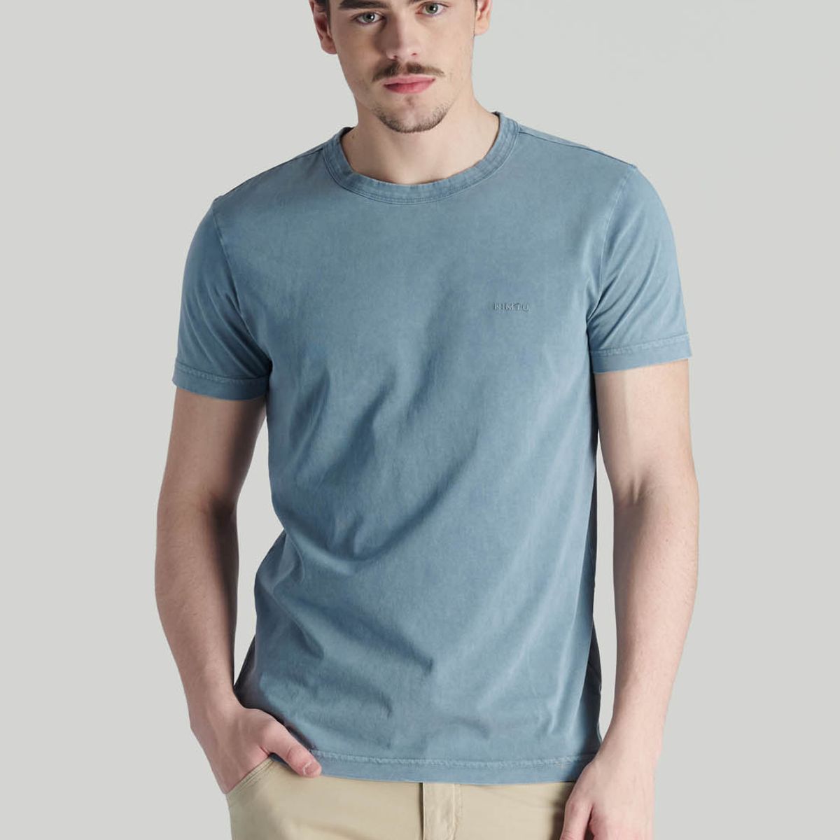 NIMTU - Polera Nova Casual Gris Nimtu