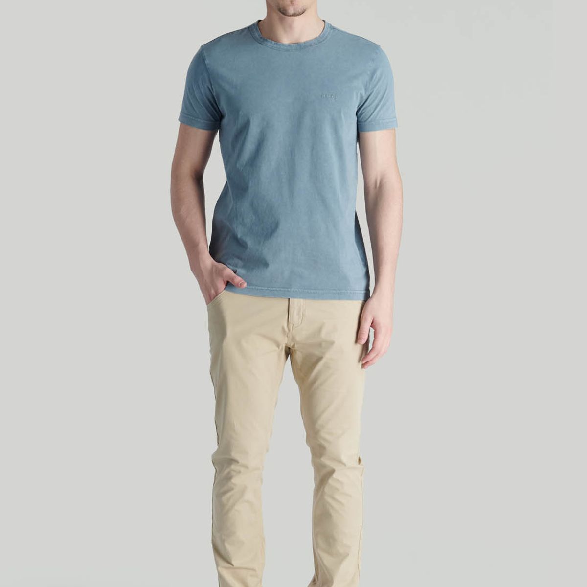 NIMTU - Polera Nova Casual Gris Nimtu