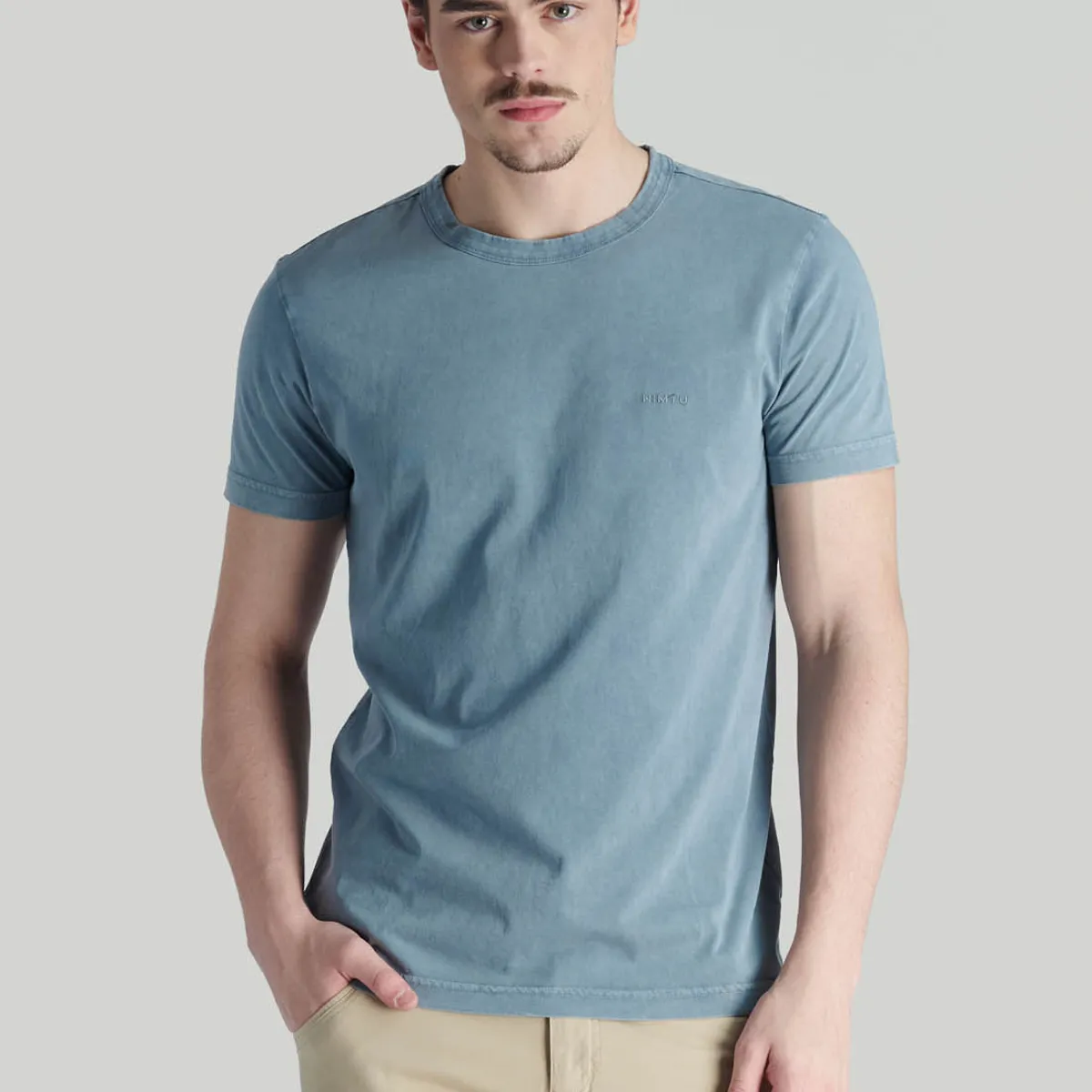 NIMTU - Polera Nova Casual Gris Nimtu
