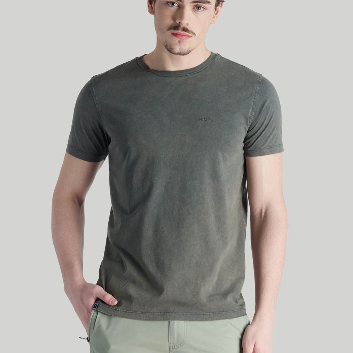 NIMTU - Polera Bear Casual Gris Nimtu