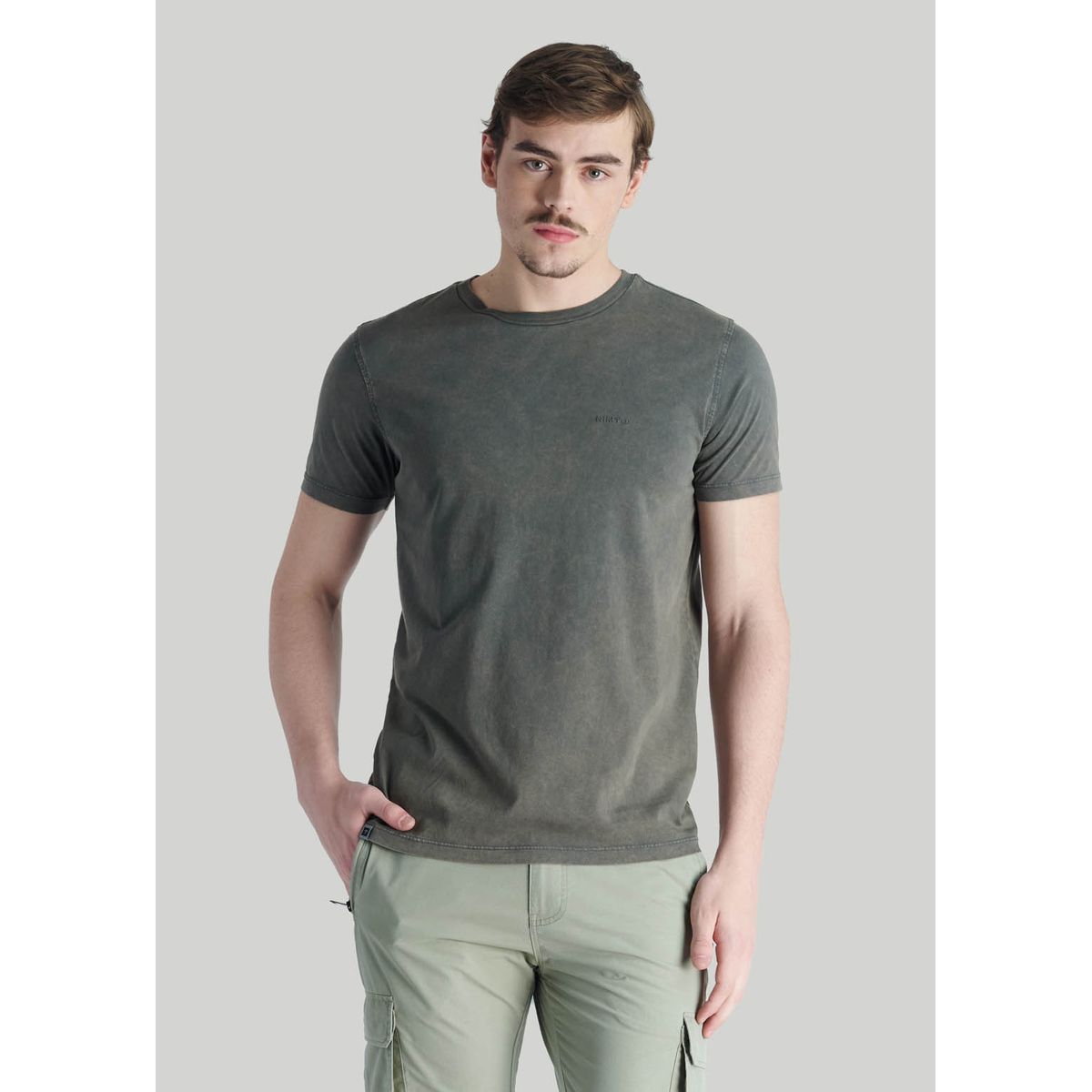 NIMTU - Polera Bear Casual Gris Nimtu