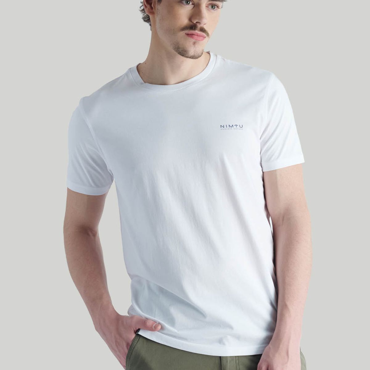 NIMTU - Polera Geo 2 Nt Blanco Nimtu