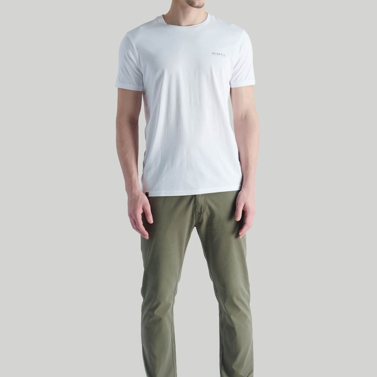 NIMTU - Polera Geo 2 Nt Blanco Nimtu