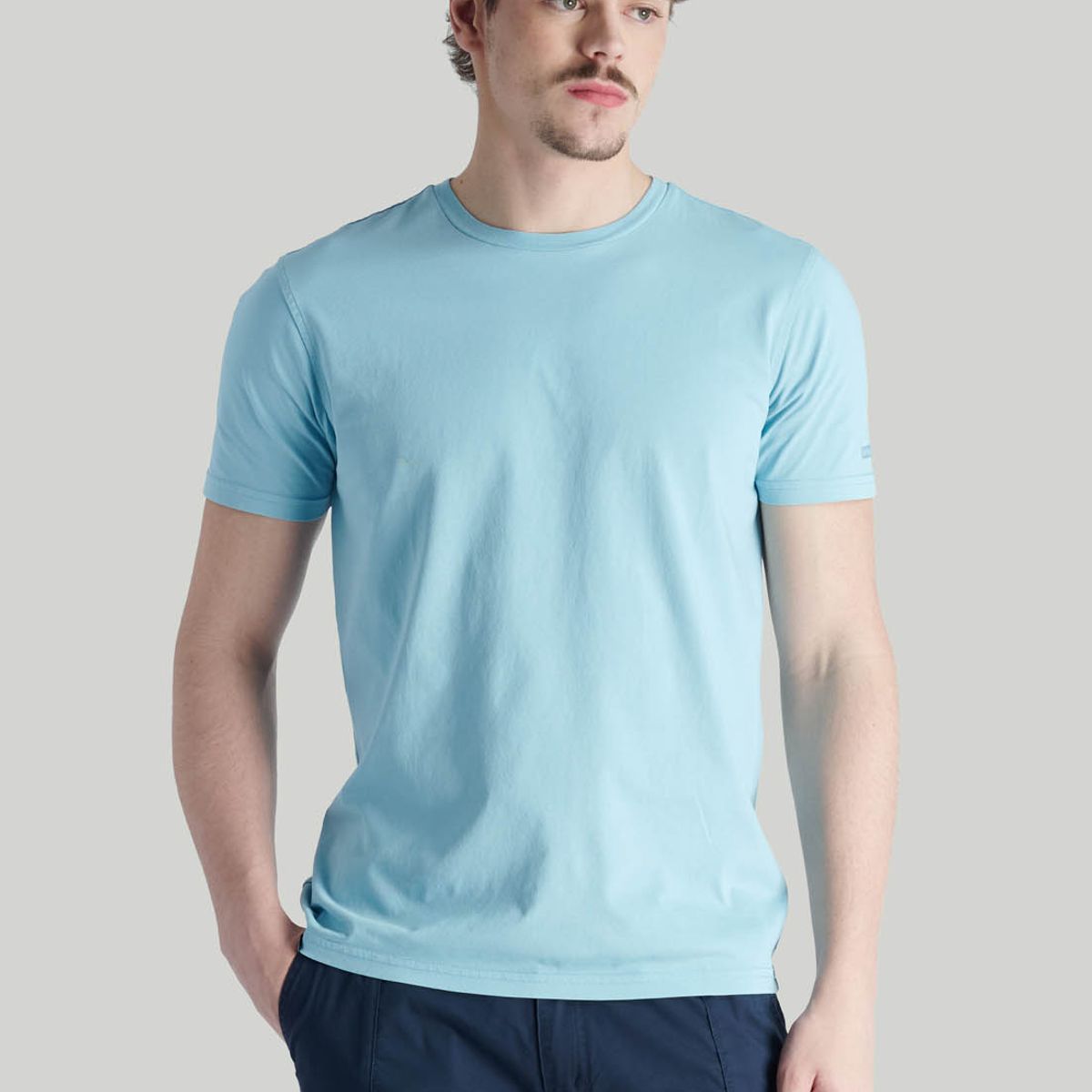 NIMTU - Polera Tres Cruces Casual Azul Nimtu