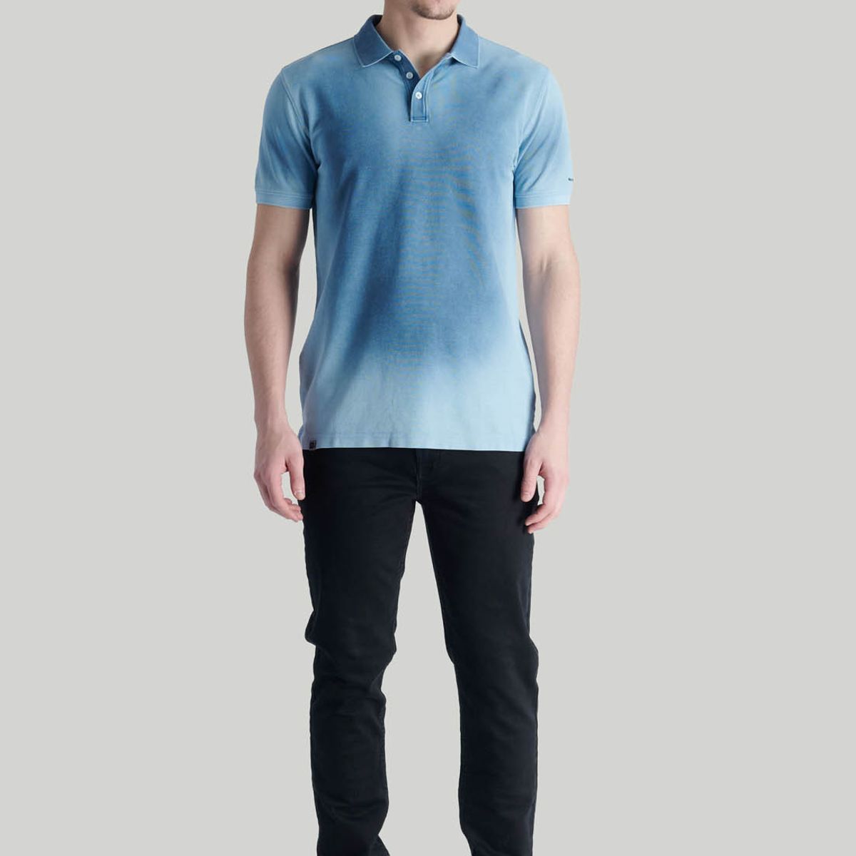 NIMTU - Polera Focal Casual Azul Nimtu
