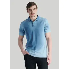 NIMTU - Polera Focal Casual Azul