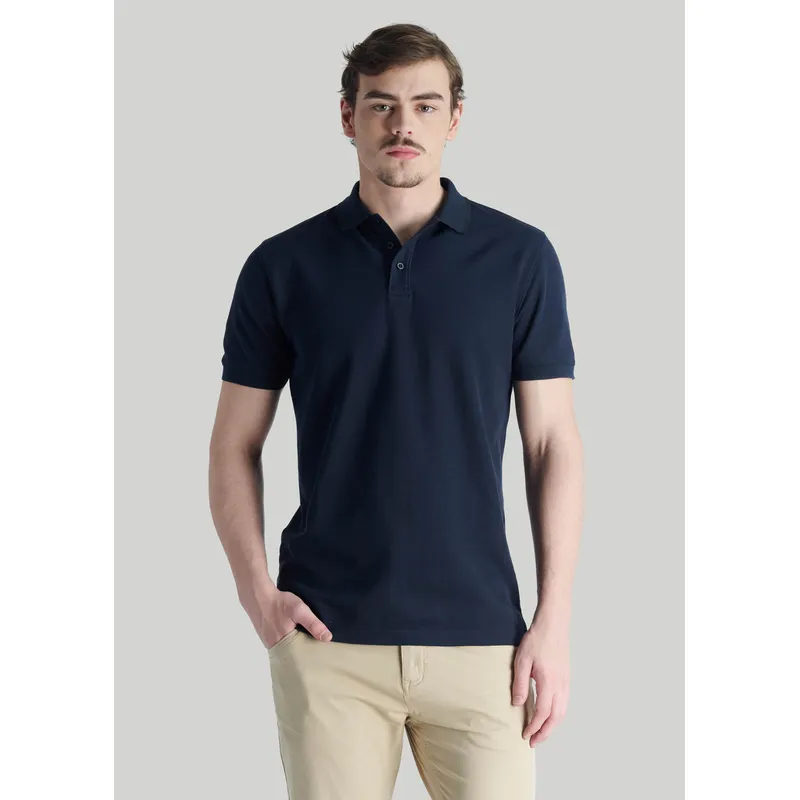 NIMTU - Polera Peumo Casual Azul Nimtu