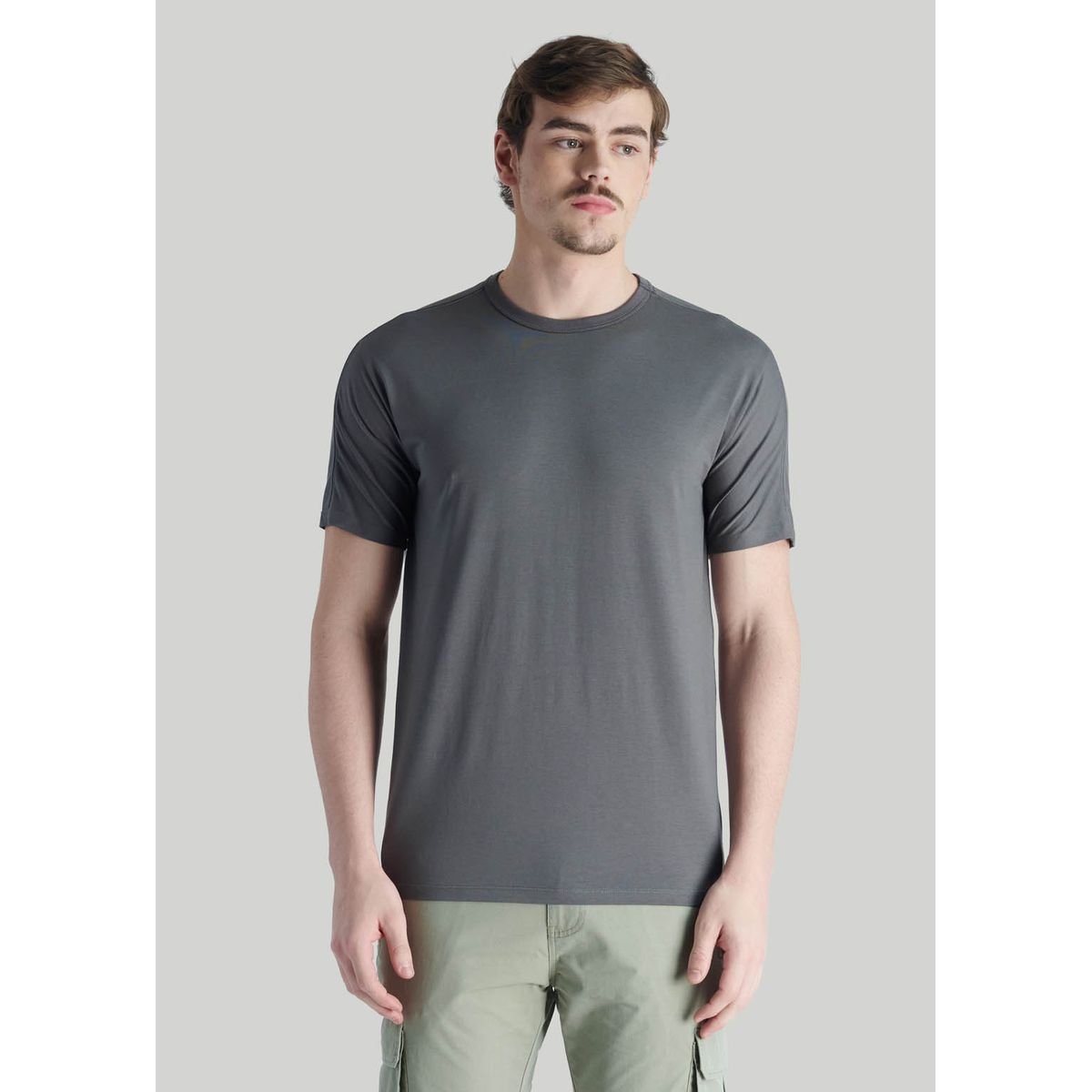 NIMTU - Polera Petrohue Casual Gris Nimtu