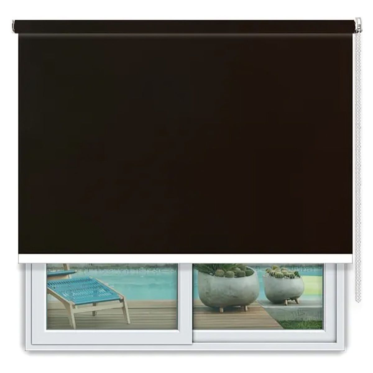 DORAL - Cortina Roller BlackOut 120x250cm  Negro  Doral