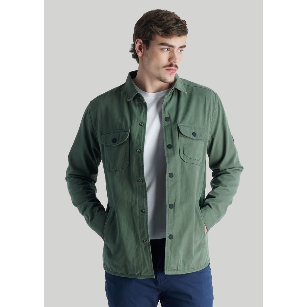 NIMTU - Sobrecamisa Arrayán Casual Verde Nimtu