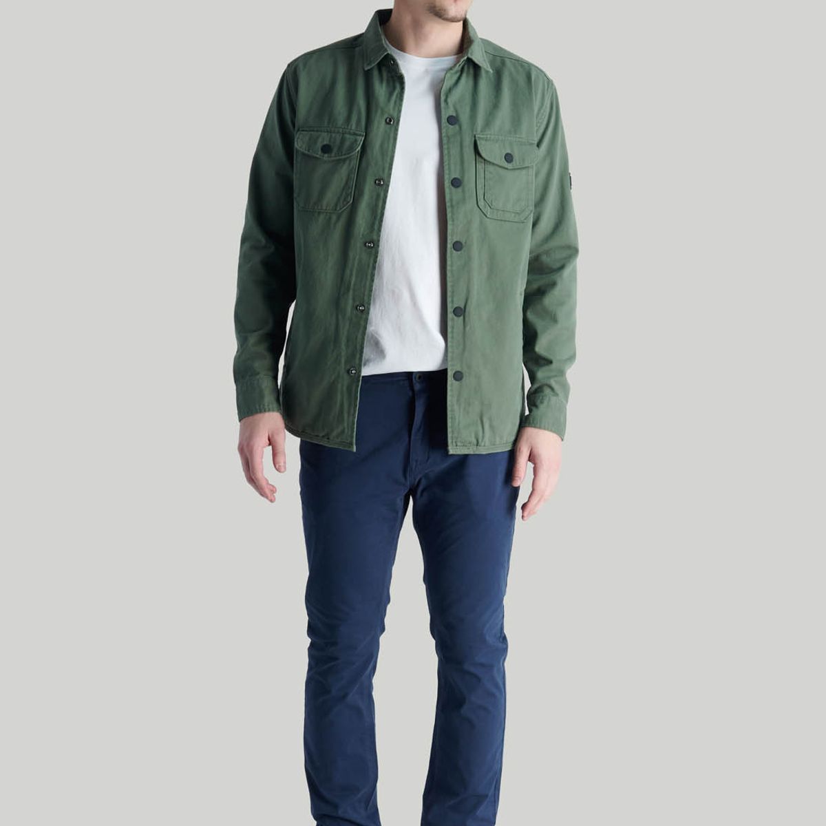 NIMTU - Sobrecamisa Arrayán Casual Verde Nimtu
