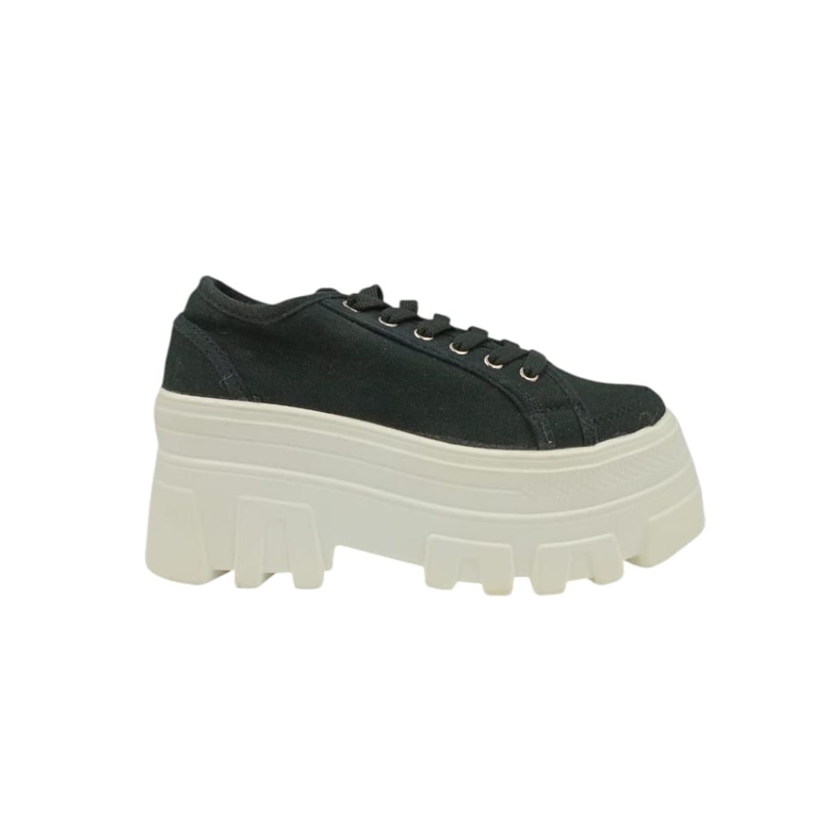 HERIEL - Zapatilla Negra Plataforma Mujer