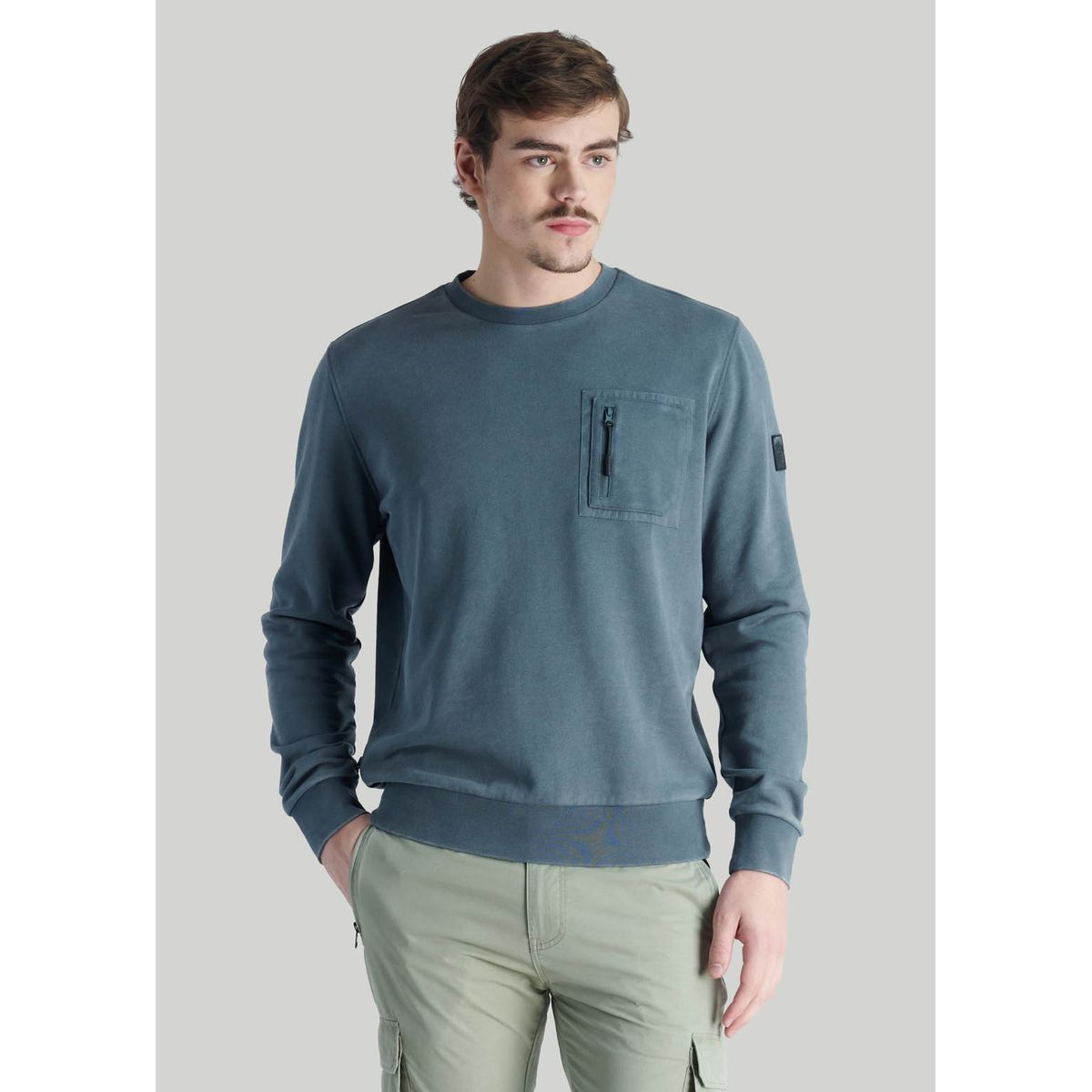 NIMTU - Polerón Limarí Outdoor Gris Nimtu