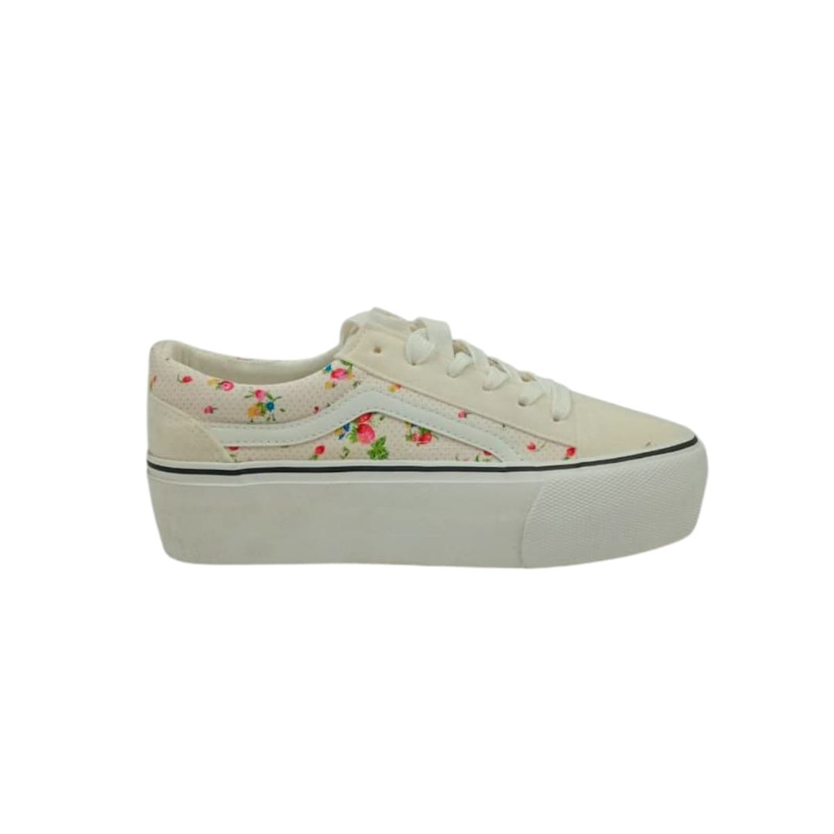 HERIEL - Zapatilla Blanca Print Mujer
