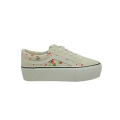 HERIEL - Zapatilla Blanca Print Mujer