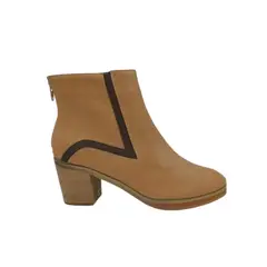 HERIEL - Botín Beige Taco Mujer