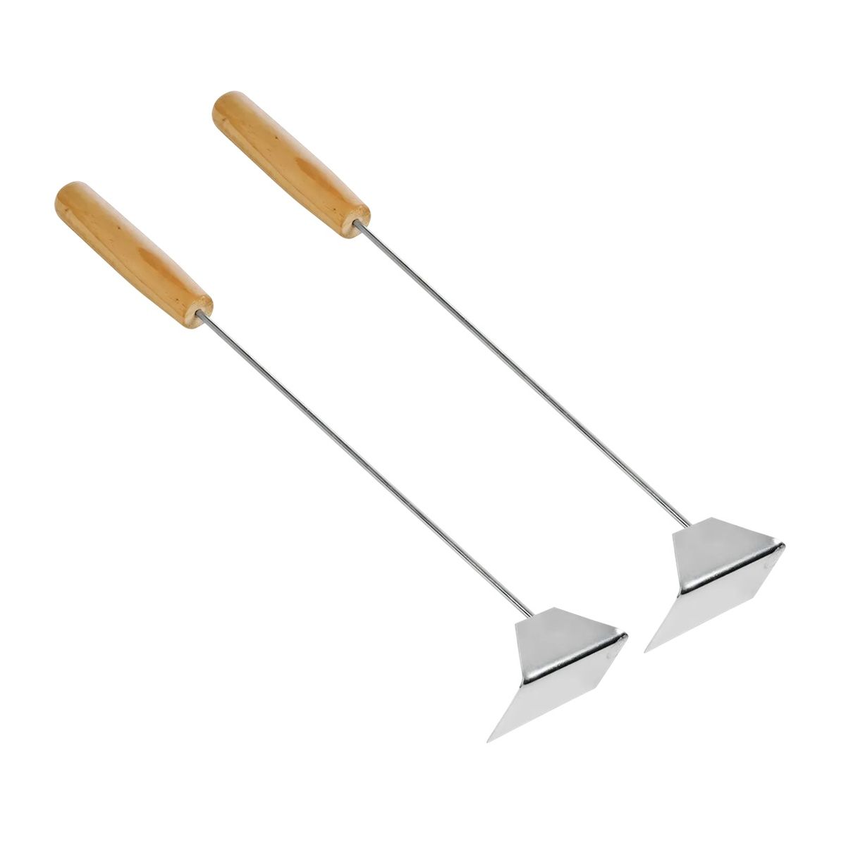 GENERICO - X2 Atizador Para Carbón Atizador 40cm Fuego Asado Parrilla