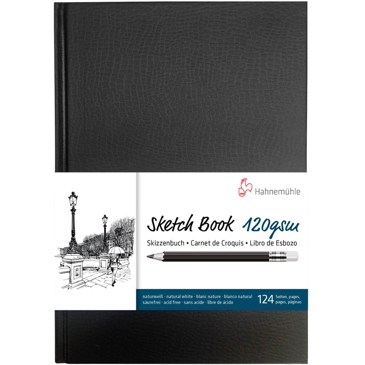 HAHNEMUHLE - Libreta Dibujo Hahnemuhle Sketch 120gr 64 Hojas A4 21x29cm