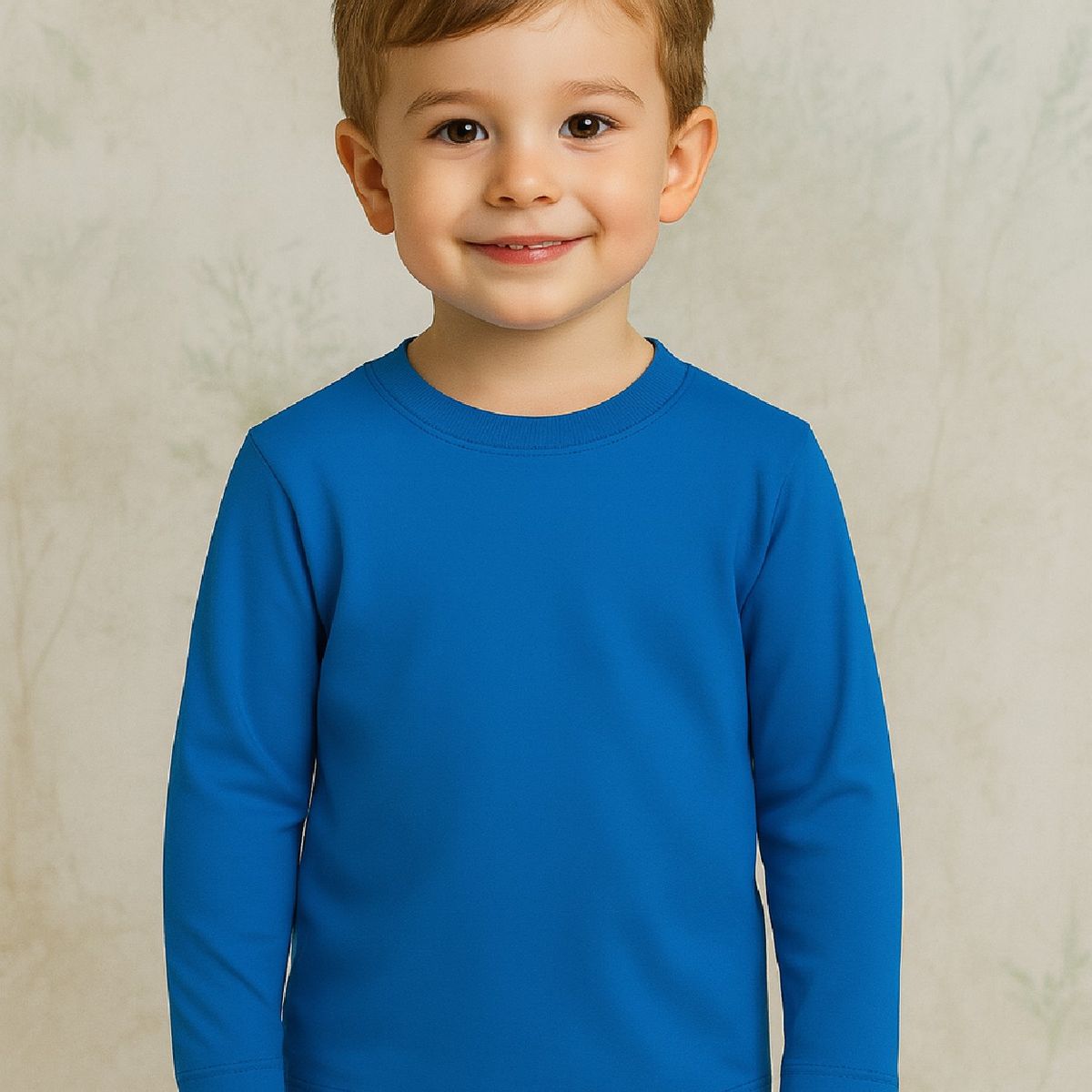 ROLY - Polera para niño manga larga cuello polo algodón premium