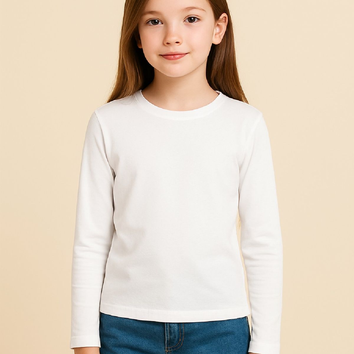 ROLY - Polera para niño manga larga cuello polo algodón premium