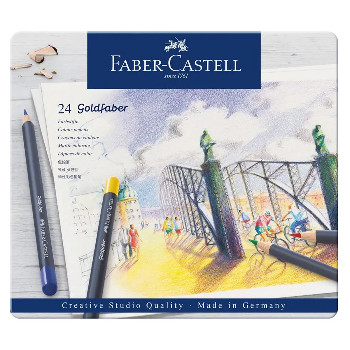 FABER-CASTELL - Lápices Faber-Castell Goldfaber 24 Colores