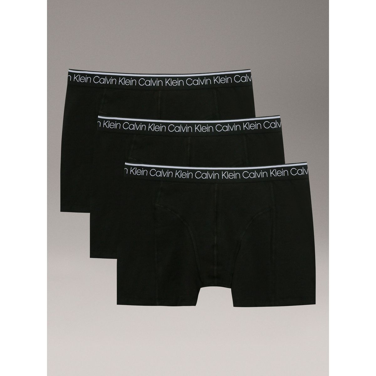 CALVIN KLEIN - Pack 3 Bóxers Brief Reconsidered Surge Negro Calvin Klein