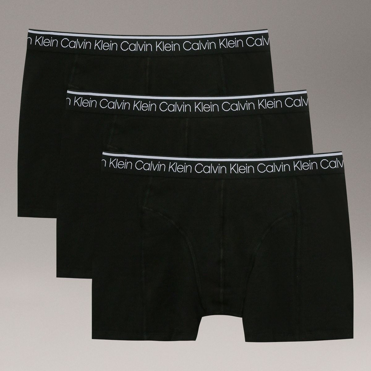 CALVIN KLEIN - Pack 3 Bóxers Brief Reconsidered Surge Negro Calvin Klein