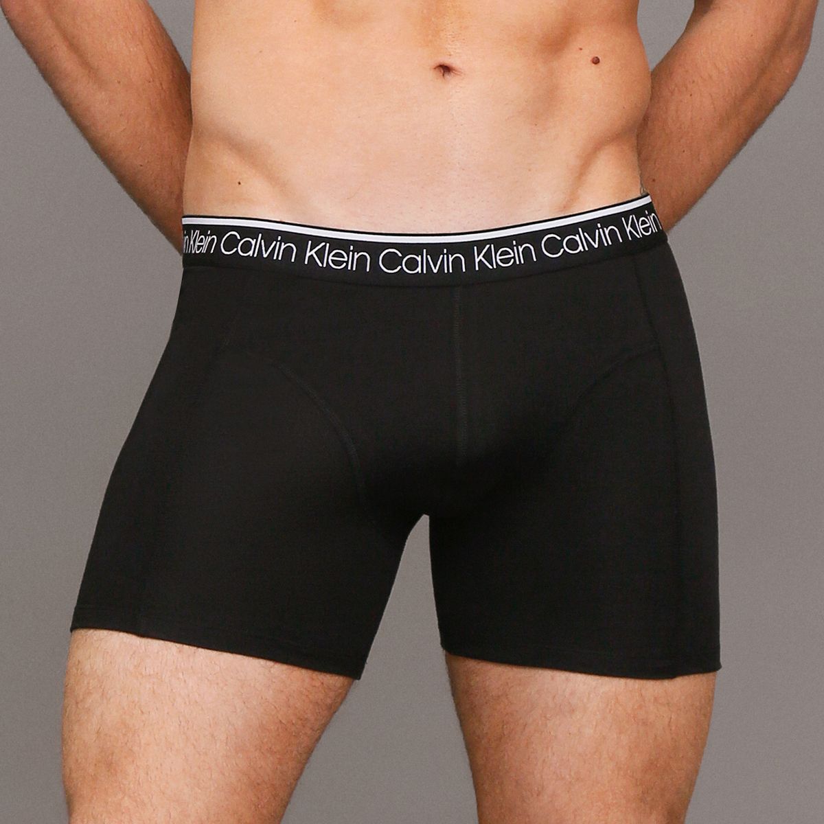 CALVIN KLEIN - Pack 3 Bóxers Brief Reconsidered Surge Negro Calvin Klein