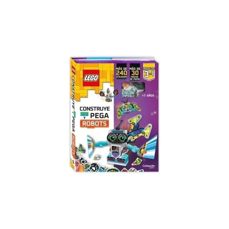CATAPULTA EDITORES - Lego: Construye Y Pega Robots