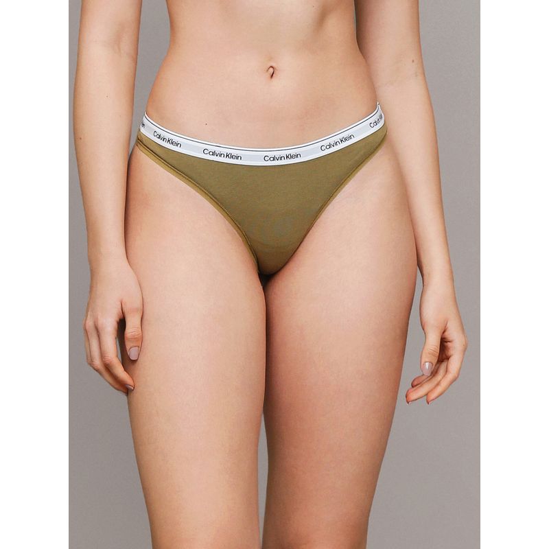 CALVIN KLEIN - Colaless Modern Logo Verde Calvin Klein