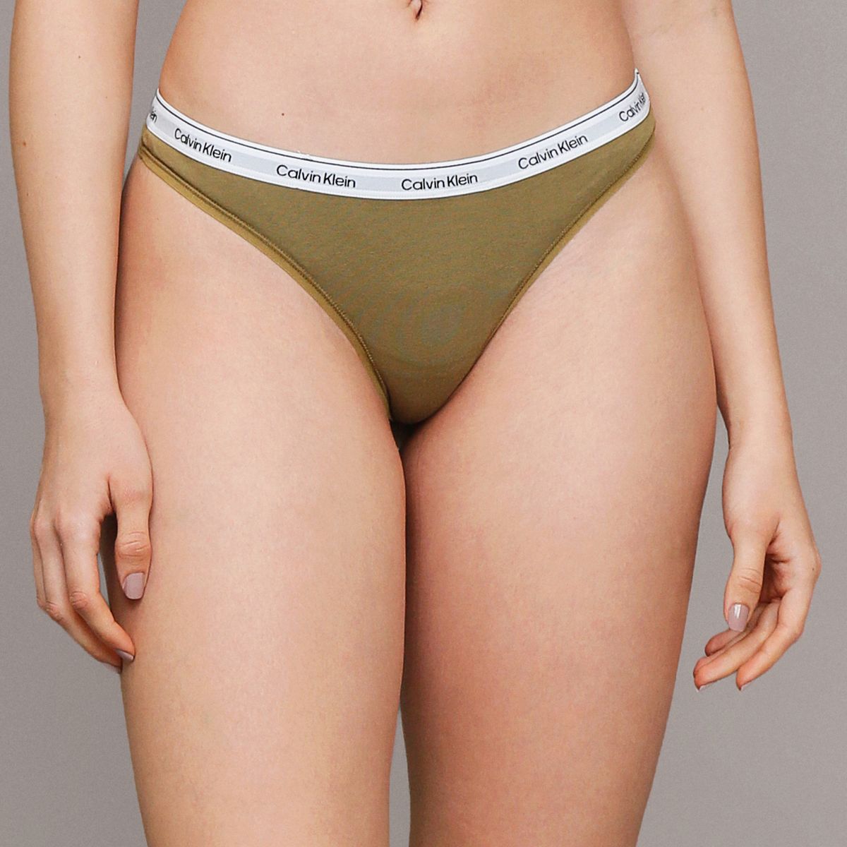 CALVIN KLEIN - Colaless Modern Logo Verde Calvin Klein