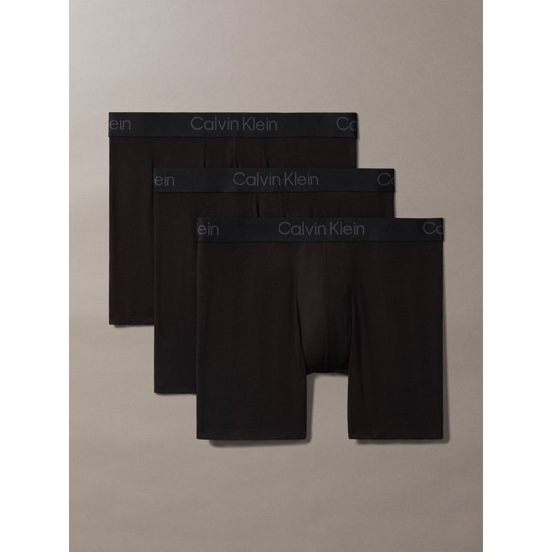 CALVIN KLEIN - Pack 3 Bóxers Brief Ultra Soft Modal Negro Calvin Klein